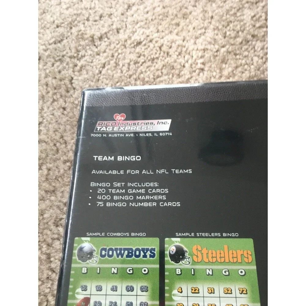 NFL Dallas Cowboys Bingo Board Game 2009